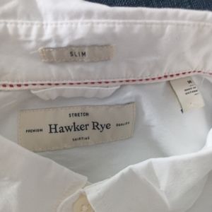 White slim button down Medium